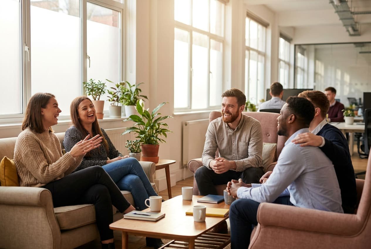 VoxConnectUC team collaborating